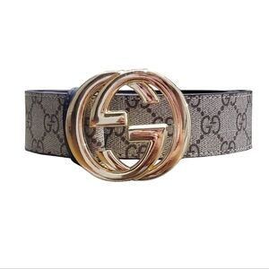 Mens/womens Gucci Black Leather Belt